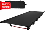 Camping Cot Lightweight Portable Folding Bed 330 LBS Heavy Duty Travel Black