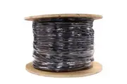 Dynamix C-C6EXDS-SLDBK Cat6 UTP External Dual Sheath Solid Cable Roll - 305m -