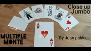 MULTIPLE MONTE STAGE by Juan Pablo magic tricks