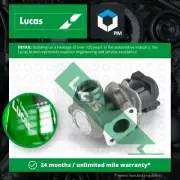 EGR Valve fits CITROEN DISPATCH VF7 1.6D 07 to 16 Lucas 161859 1618NR 9649358780
