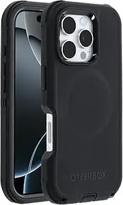 OtterBox Defender Series MagSafe Case for iPhone 16 Pro, Shockproof, Drop Proof, Ultra-Rugged, Protective Case, 7X Tested to Military Standard, Black