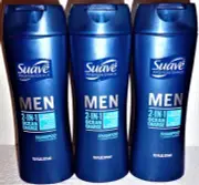Suave Men Professional 2-IN-1 Shampoo+Conditioner Lot of 1 to 6 (2.6 Oz/373ml)#