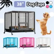 36" Dog Cage Crate Large Kennel Pet Cage Cat Puppy Metal Cage Playpen Large