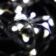 Bright White 3M Battery Operated Lights 30 LED Micro Silver Wire Waterproof Fairy Xmas Party