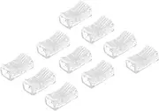 uxcell LED Strip Connector 4 Pin, 8mm LED Connectors for Strip Lights, RGB Unwired Clips for Strip Light Gapless Track Lighting Connector, Pack of 10