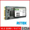 RITEK錸德 R801 512GB M2 2280/SATA-III SSD固態硬碟