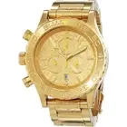 Nixon NIXON watch 42-20 CHRONO gold A037-1902 A0371902