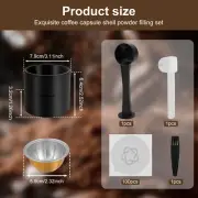 Refillable Capsules Pod Kit Reusable Capsules Set with Seal Pod Refill Kit jeGSU