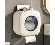 Toilet Tissue Boxes Wall-mounted Waterproof Toilet Paper Box Punch-free Paper Box Toilet Toilet Paper Roll Paper Rack