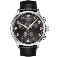 在飛比找PChome24h購物優惠-TISSOT 天梭 Chrono XL 三眼計時運動錶/黑/