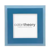 Mariposa TieredDenim Blue and Periwinkle Frame, 4 x 4
