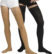 23-32 mmHG Compression Stockings Support Stockings AG, Medical Class KKL II CCL 2 Thigh Stockings with Closed Toe