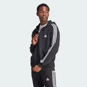 adidas Sportswear AU Men Lifestyle Essentials Fleece 3-Stripes Full-Zip Hoodie