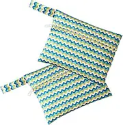 TOKIDNY 2Pcs Portable Diaper Bag Multi Function Storage Pouch for Diapers Sanitary Napkins and Essentials Durable and Convenient for Travel and Outdoor Use
