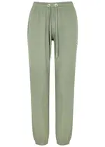 Moncler Logo Cotton Sweatpants - Sage - S (UK 10 / S) S (UK 10 / S)