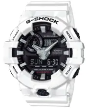 Casio G-Shock Analog- Digital White Men's Wrist Watch GA700-7A / GA-700-7A