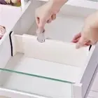 White Drawer Partition Plastic Partition Holder Creative T Drawer Divider