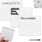 Funny Post-it Notes Snarky Novelty Office Supplies Funny Rude Desk AccessoriRY