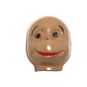 Monkey Ape face craft doll making plastic vintage