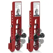 2pcs Siding Installation Tools for 5/16Inch Fiber Cement Siding, Siding Mounting Kit with Adjustable Reveals Red