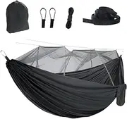 Net Hammock - Lightweight Hammock Net Camping Portable - Breathable Compact Waterproof Lightweight Camping Accessories for Outside Hiking Travel Backyard Survival Outdoor Backpacking