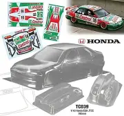 1/10 Onroad Rc Car Clear Civic Body Shell For Traxxas 4tec Kyosho Fazer Sakura