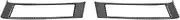 ATATNK Car Dashboard Side Air Condition Air Outlet Frame Trim Stickers ABS Carbon Fiber Style Interior Accessory Compatible for Kia EV9 2023 2024