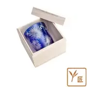 NEW Kiriko Old Glass Kiriko Glass Comes in a Paulownia Box Rock Glass Tumbler