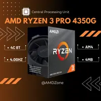 在飛比找蝦皮購物優惠-Cpu AMD 銳龍 3 PRO 4350G (3.8GHz