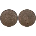 【全球硬幣】紐西蘭1946年 ONE PENNY 1便士 大硬幣 罕見年份！ AU