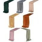 Table Runner 10Feet Gauze Tablecloth 90x300cm 90x400cm Gauze Table Runners Decor