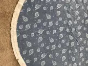 Swell OSFA Makani Round Towel Paisley Design Velour Front Towelling Back