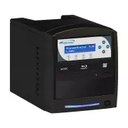 SharkBluCP 1 Target Blu-ray BDXL DVD CD Disc Duplicator with USB 3.0 + 2 TB HDD