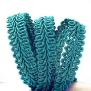 5/8"Gimp Braid Trim Turquoise color 10-yard spool