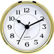 3-1/2 Inch 90 mm Quartz Clock Fit-Up/Insert with Arabic Numeral,Quartz