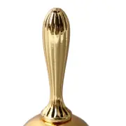 Hand Bell Brass Carved Pattern Hand Call Bell HandBell For School Home(Type 2)