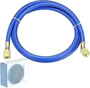 Refrigerant Charging Hose | R134a Car Air Conditioner Fluorine Pipe 59 Inches - Tricolor High Pressure Recharge Pipe for High Pressure