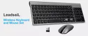 LeadsaiL Wireless Keyboard and Mouse Combo, Computer Keyboard Set