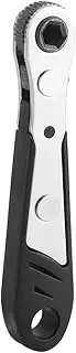 Spanner Labor Saving Hand Tool - Mini 36 Teeth 1/4in Drill Bit Socket Ratchet Wrench Screwdriver Sleeve Quick Release Ratchet (Black)