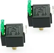 SING F LTD 2X 30A 12V DC Car Truck Van On/Off Changeover Switch Fused 4 Pin Relay