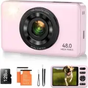 Digital with 128GB SD Card Autofocus 48MP 2.7K Cameras for Photography 16X Di...