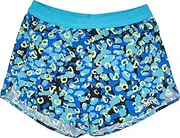 [Sprints] Women's High-Waisted Running Shorts with Liner, Back Pocket & Drawcord, Ultralight & Breathable, Jag Camo Sea Foam, Small