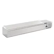 Polar G-Series Countertop Prep Fridge with Lid 8x 1/4GN with Hard Stainless Lid