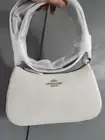 COACH CR103 Teri Shoulder Bag With Checkerboard Print Light Violet/Chalk