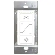 Ceiling Fan Control & Dimmer Wall Switch, 2 in 1 Light and Ceilig Fan Combina...