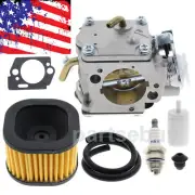 For Husqvarna 365 X-TORQ, 372XP/XPG X-TORQ Carburetor w/ Gasket Air Filter Fuel