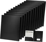 KALLORY 12Pcs Resume Folders Sleek Document Holders Organizers for Important Papers Lightweight Design for Office School Use Protective Elegant File Storage