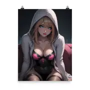 Gwen Stacy Spider Woman Ghost Spider Art Print Poster High Quality Marvel