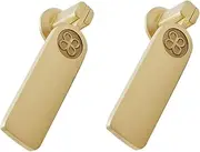 Drawer Knobs 2 Pack Chinese Brass Drawer Handles Shoe Cabinet Wine Cabinet Cabinet Pendant Handles-Single Hole