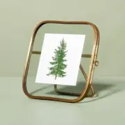 Hearth & Hand with Magnolia Pressed Glass Winter Tree Frames Antique Brass NWT 1